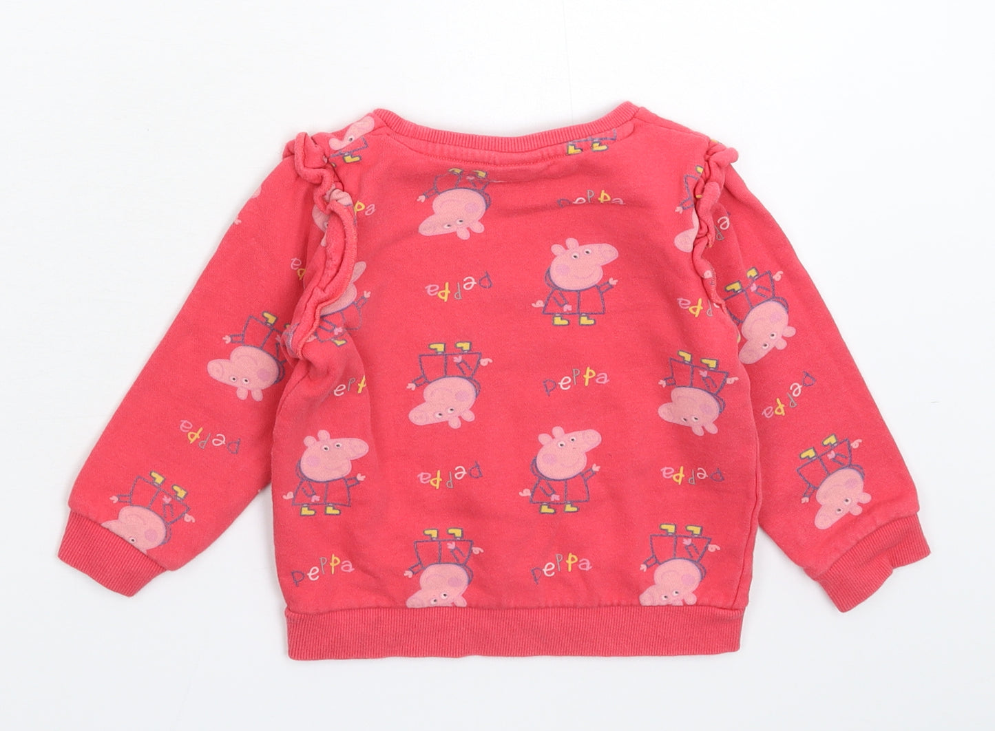 Mini Club Girls Pink   Pullover Sweatshirt Size 3-4 Years  - Peppa Pig