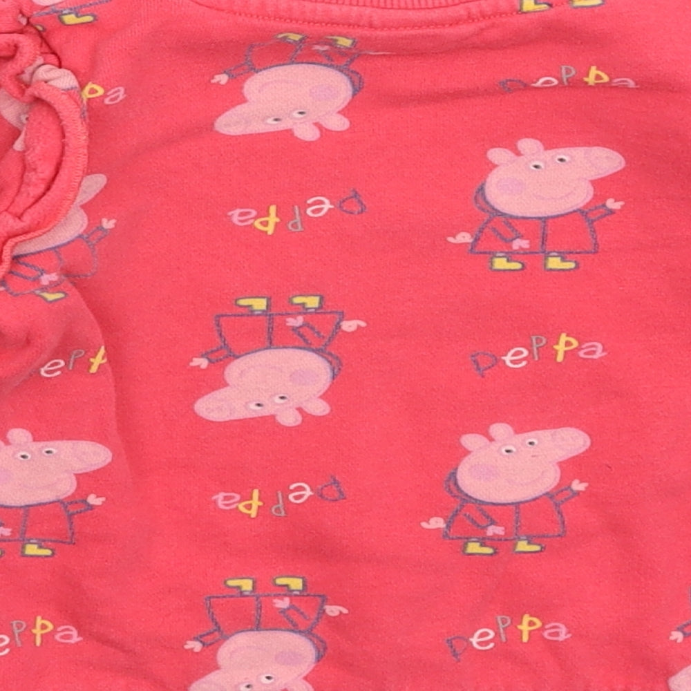 Mini Club Girls Pink   Pullover Sweatshirt Size 3-4 Years  - Peppa Pig