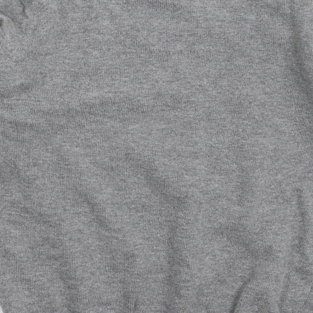 Luke Boys Grey  Knit Pullover Jumper Size 8-9 Years