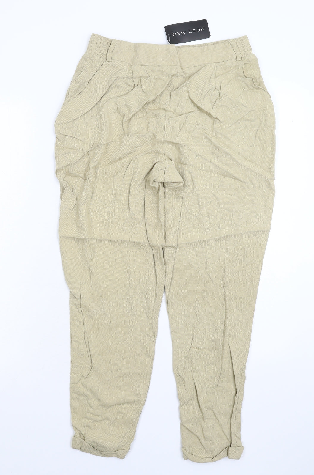 New Look Womens Beige   Trousers  Size 10 L26 in