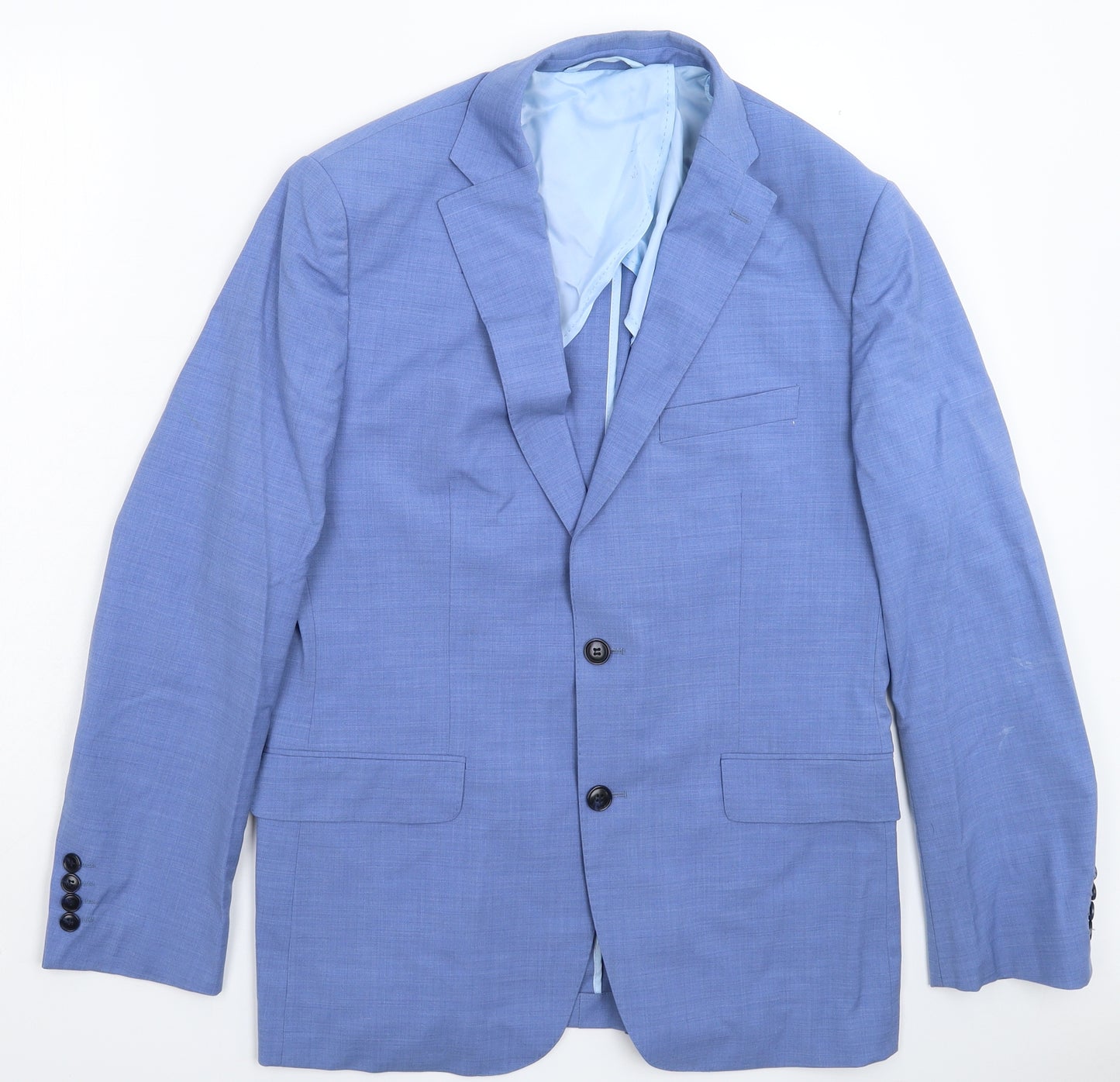 Moss Bros Mens Blue   Jacket Blazer Size 42