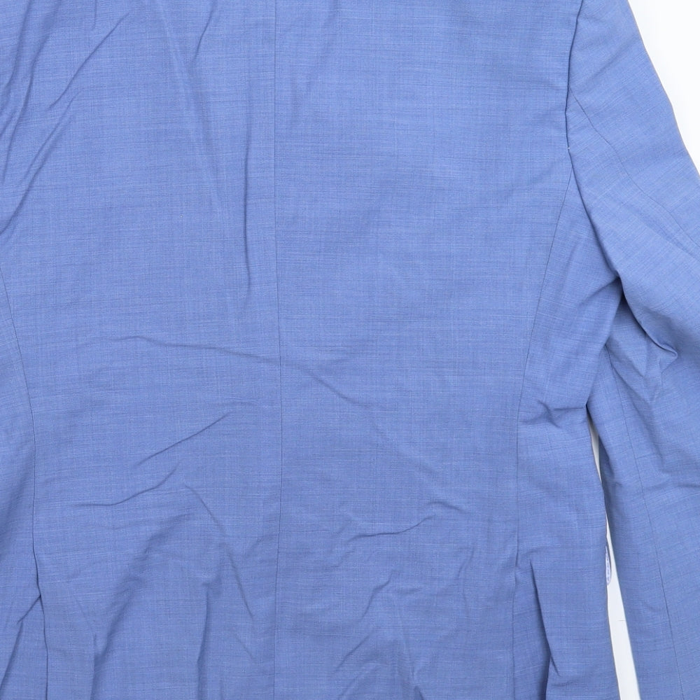 Moss Bros Mens Blue   Jacket Blazer Size 42