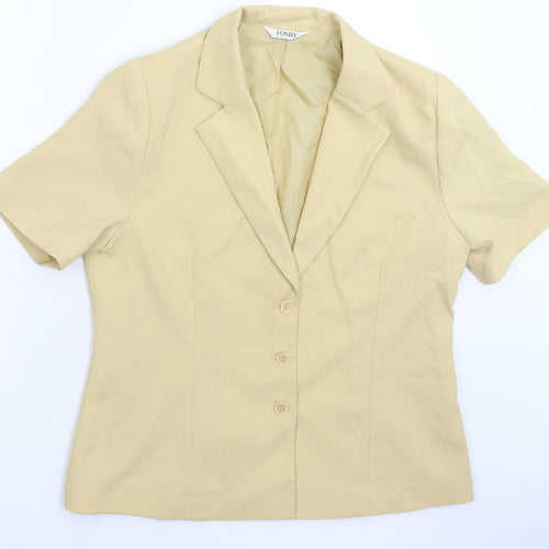 Fosby Womens Beige   Jacket Suit Jacket Size 16