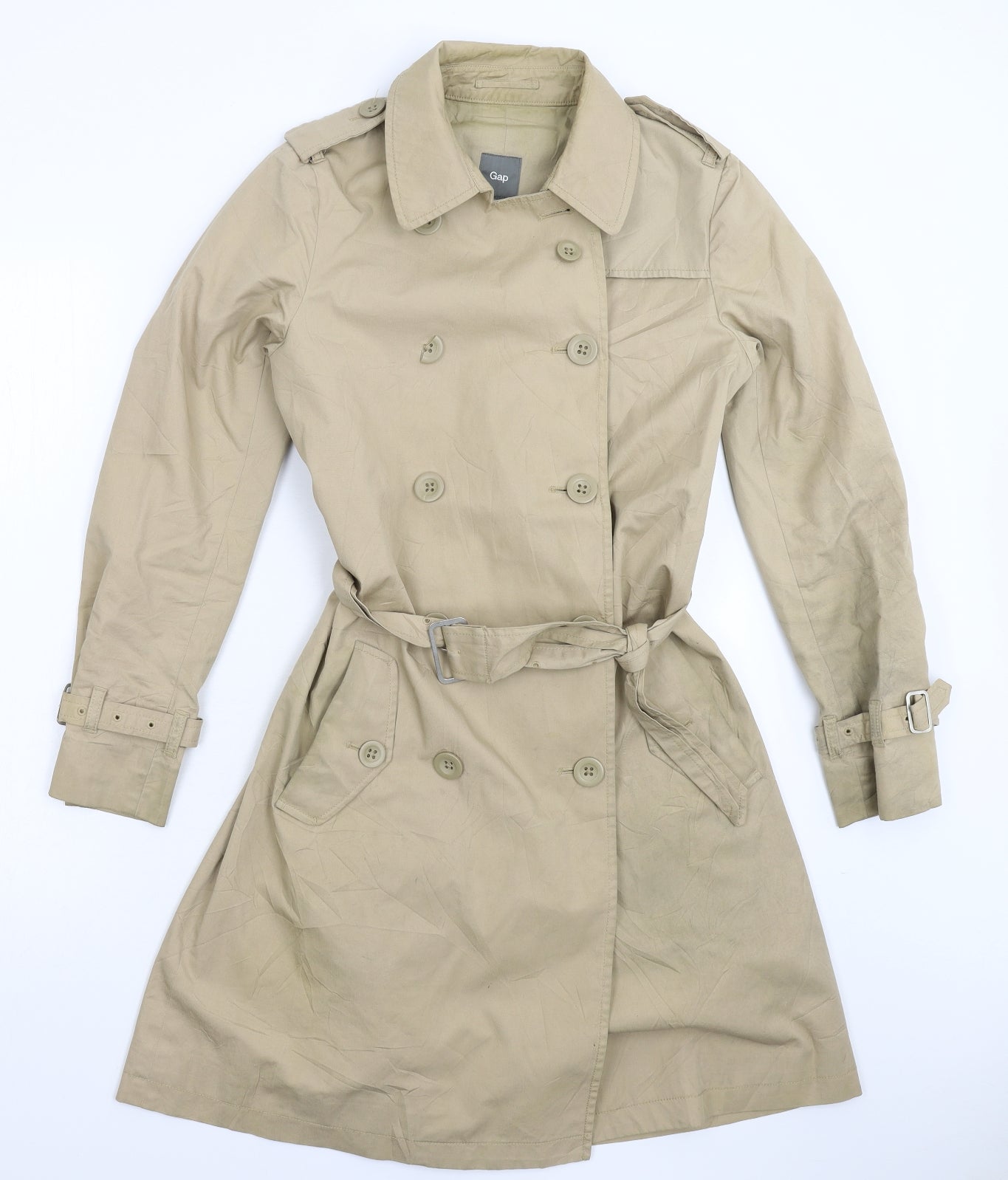 Gap Womens Beige   Pea Coat Coat Size 8