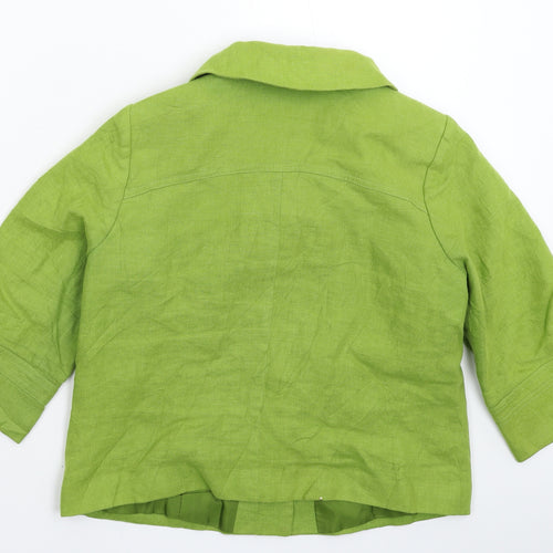 Paul Costelloe Womens Green   Jacket Blazer Size 12