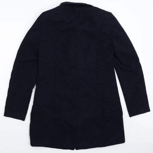 Dorothy Perkins Womens Blue   Pea Coat Coat Size 12