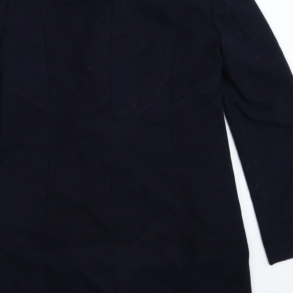 Dorothy Perkins Womens Blue   Pea Coat Coat Size 12