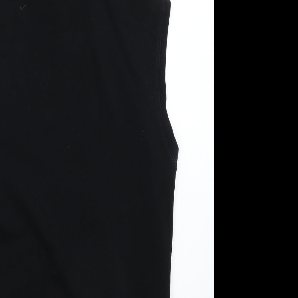 Moosle Mens Black   Full Zip Hoodie Size S