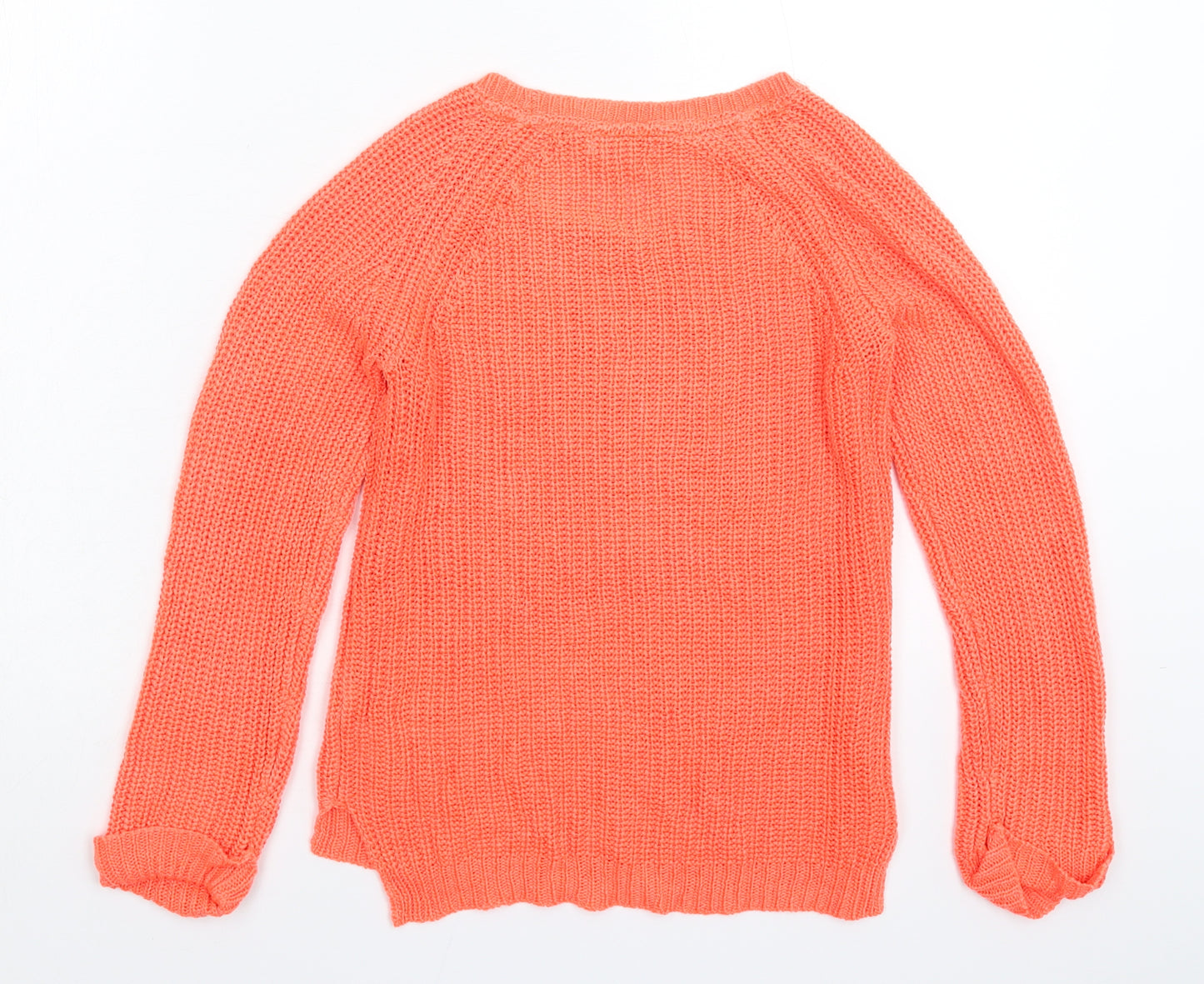 Blue Zoo Girls Pink  Knit Pullover Jumper Size 9-10 Years
