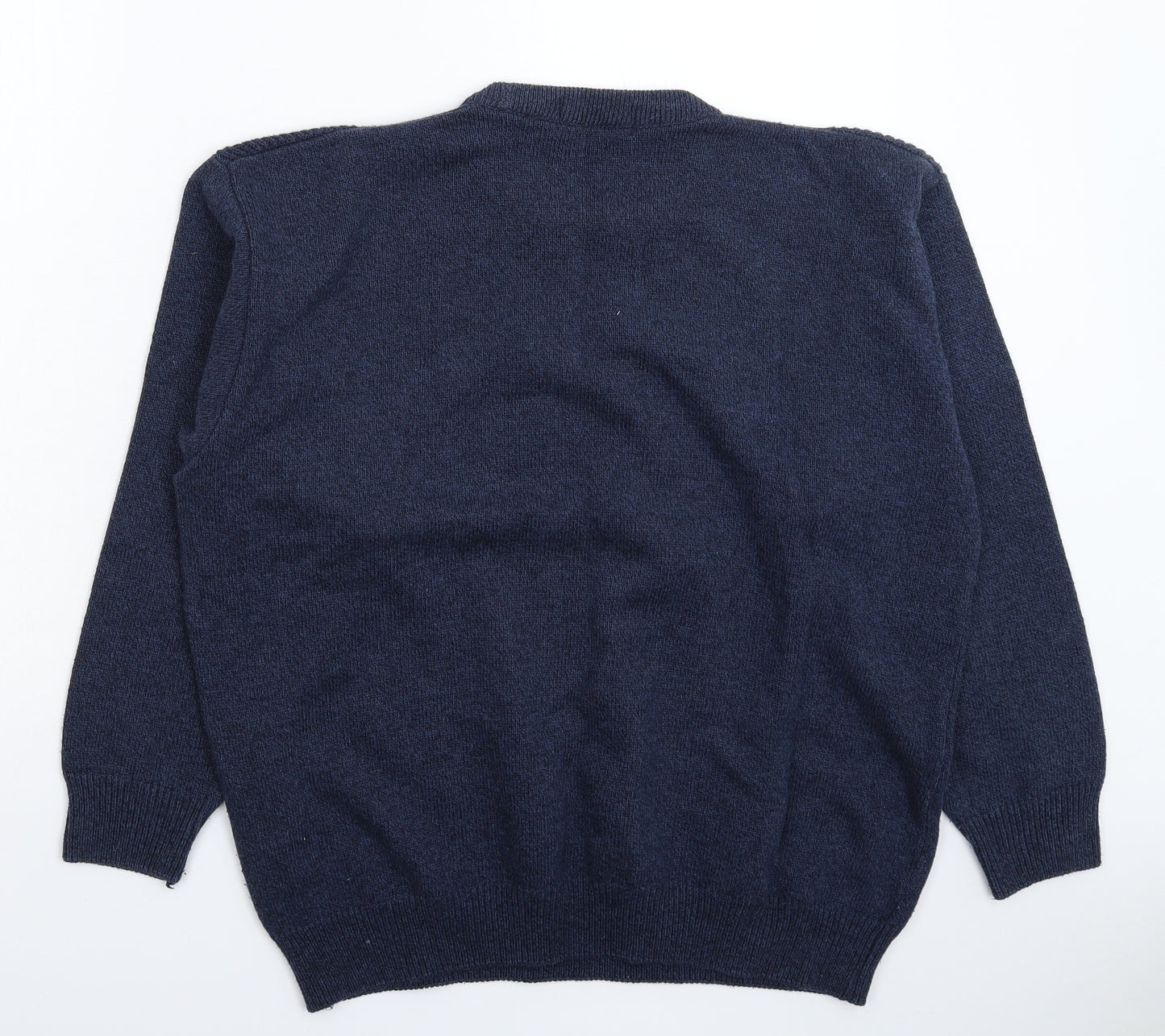 Peter Gribby Mens Blue  Knit Pullover Jumper Size L