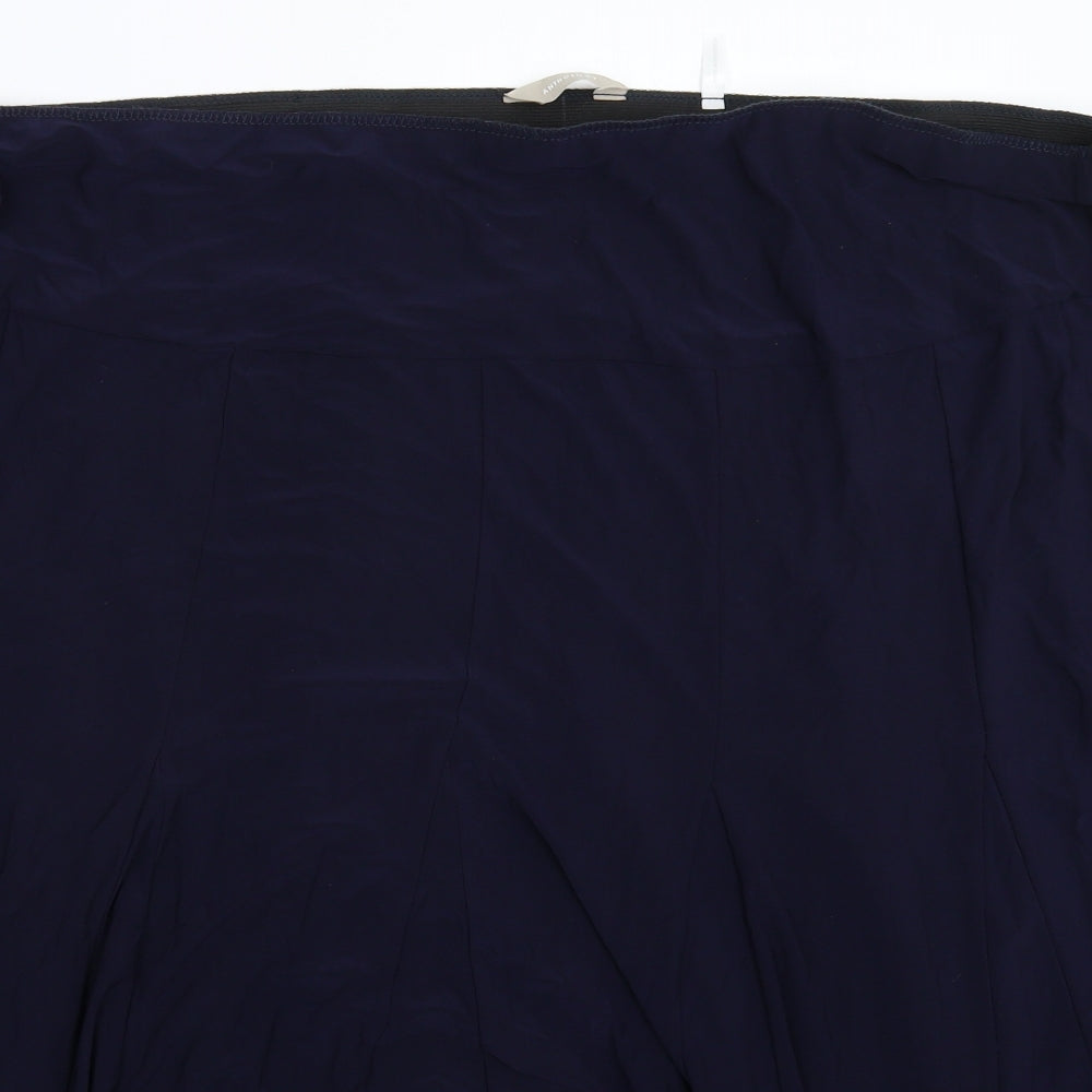 Anthology Womens Blue   Flare Skirt Size 28