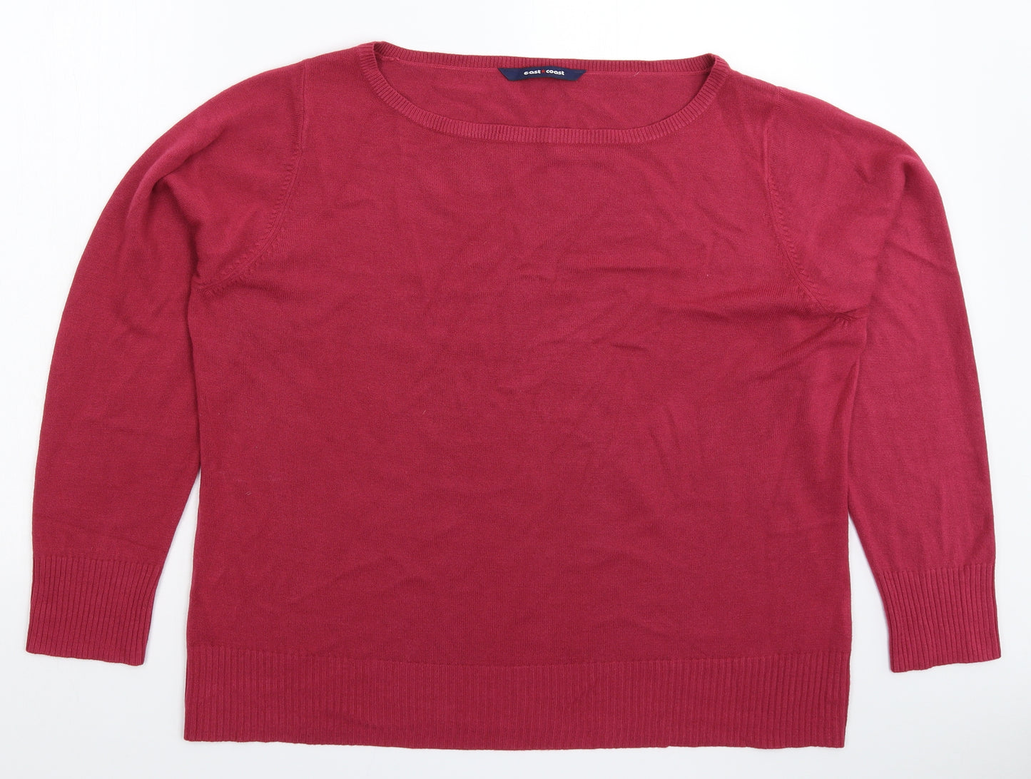 East Coast Womens Pink  Knit Pullover Jumper Size 24
