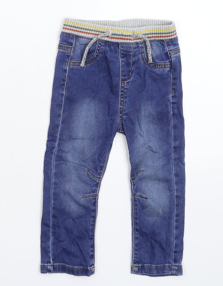 Nutmeg Baby Blue  Denim Capri Jeans Size 12-18 Months