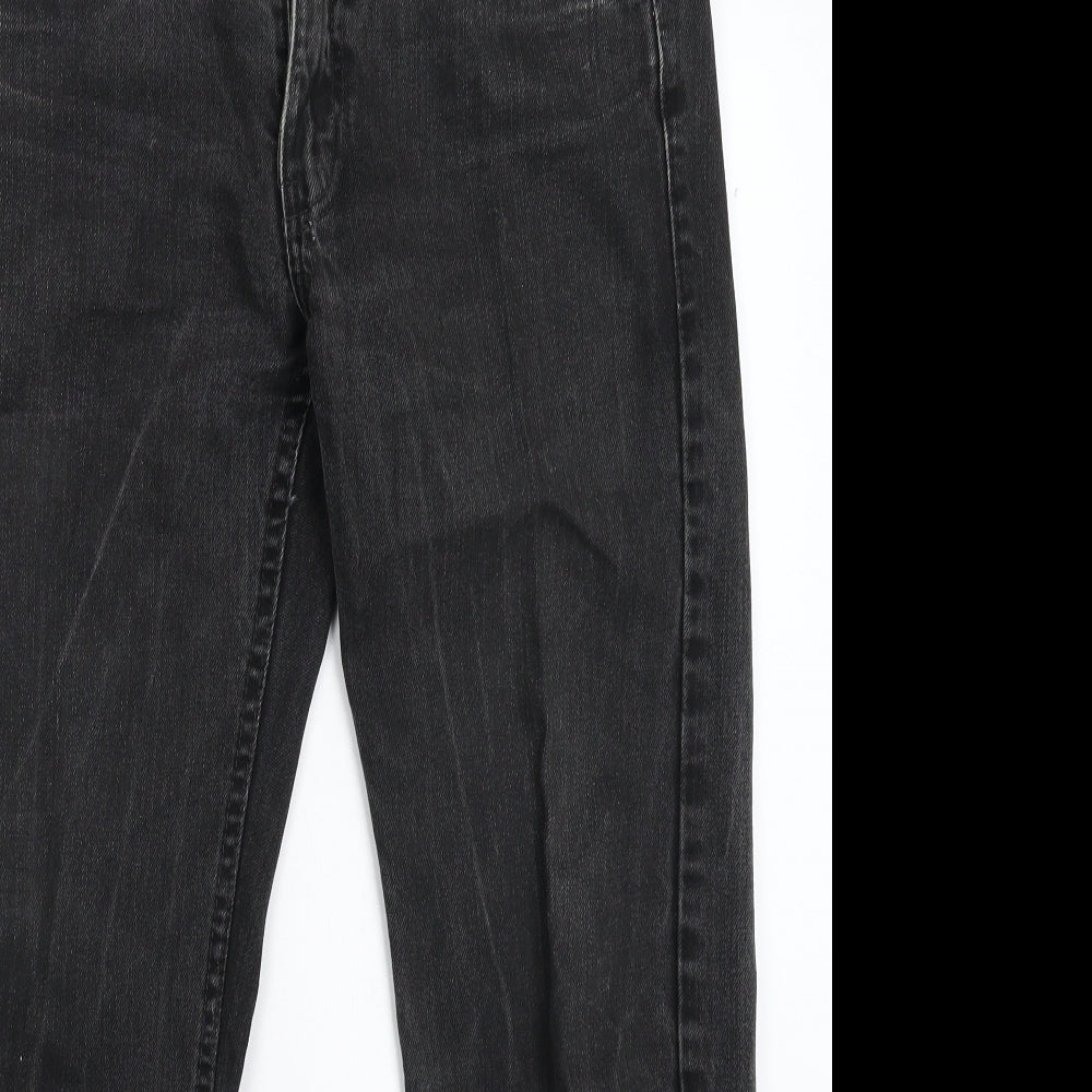 Easy Mens Black  Denim Straight Jeans Size 30 L27 in