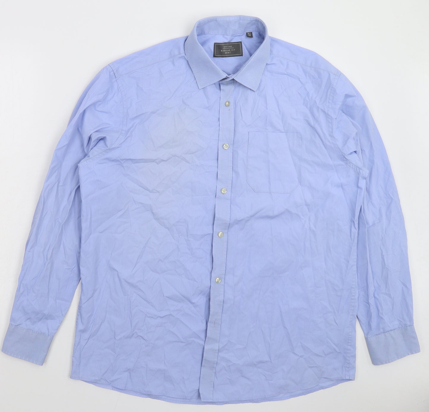 BHS Mens Blue    Dress Shirt Size 16.5