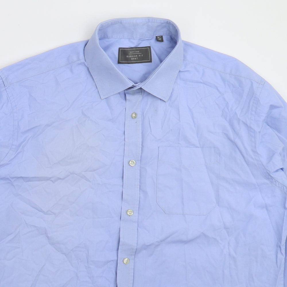 BHS Mens Blue    Dress Shirt Size 16.5