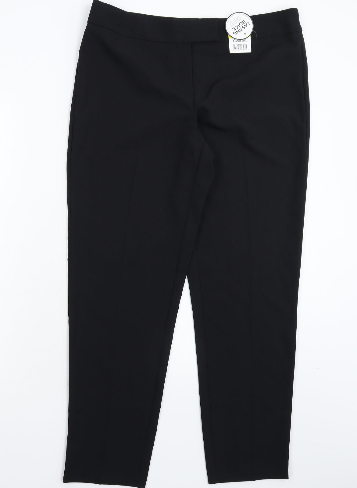 George Womens Black   Trousers  Size 14 L29 in
