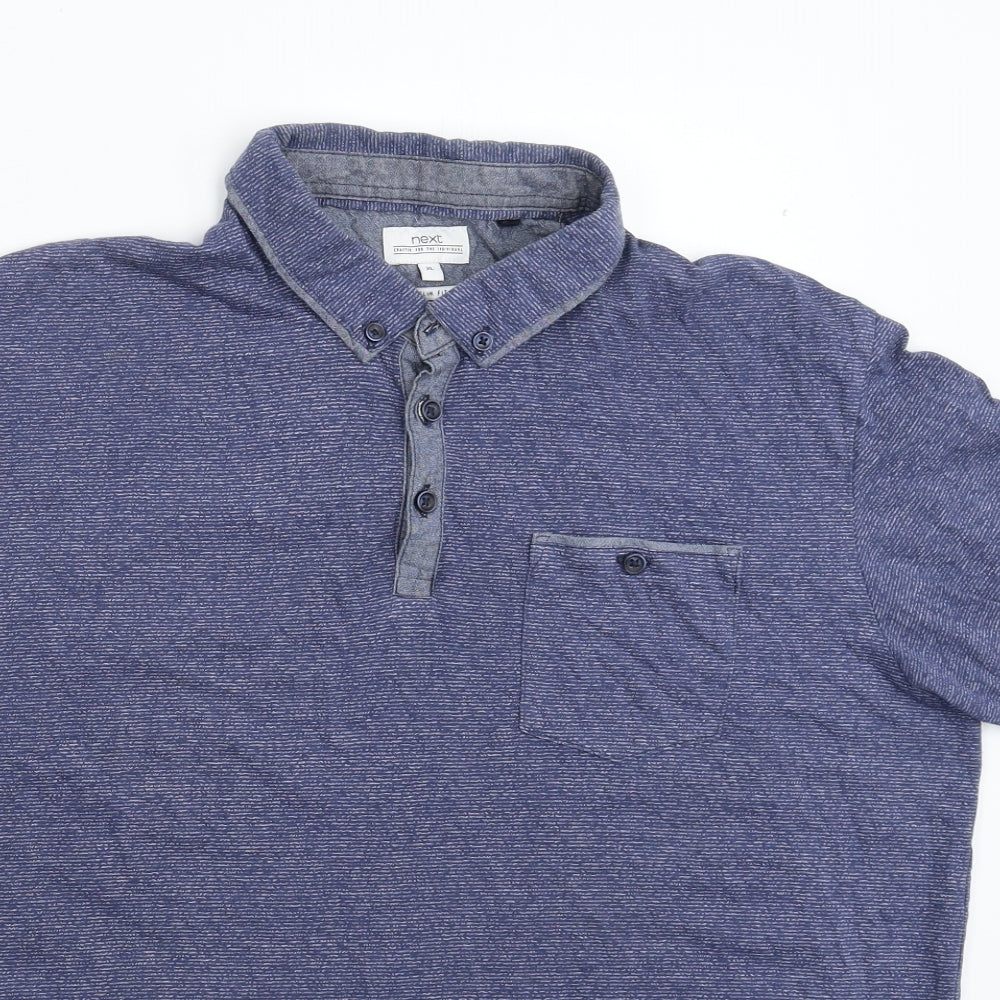 NEXT Mens Blue    Polo Size XL