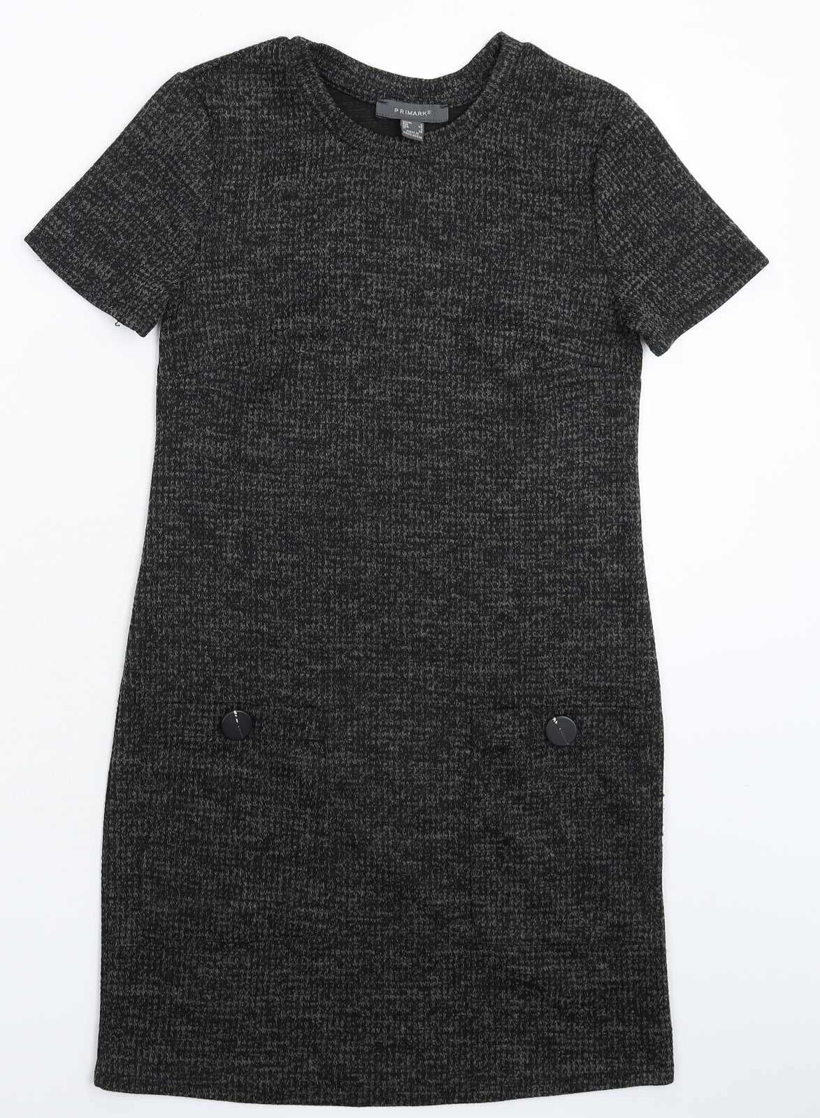 Primark Womens Grey   T-Shirt Dress  Size 6