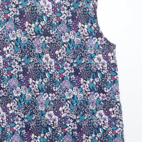 TU Womens Multicoloured Floral  Basic Tank Size 8