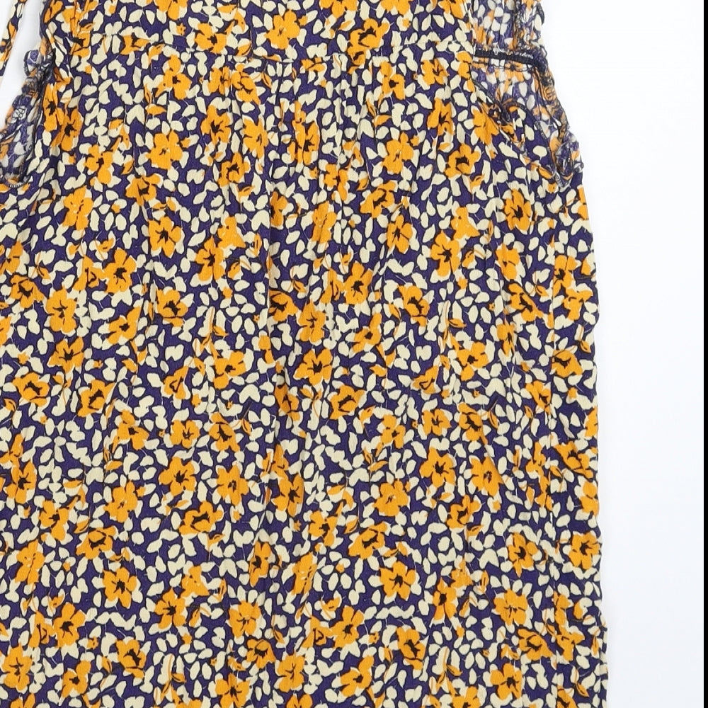 F&F Womens Multicoloured Floral  Basic Tank Size 6