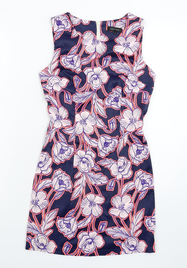 New Look Womens Multicoloured Floral Mini Size 6