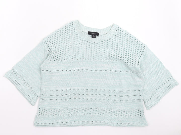 Atmosphere Womens Green Knit Pullover Jumper Size M