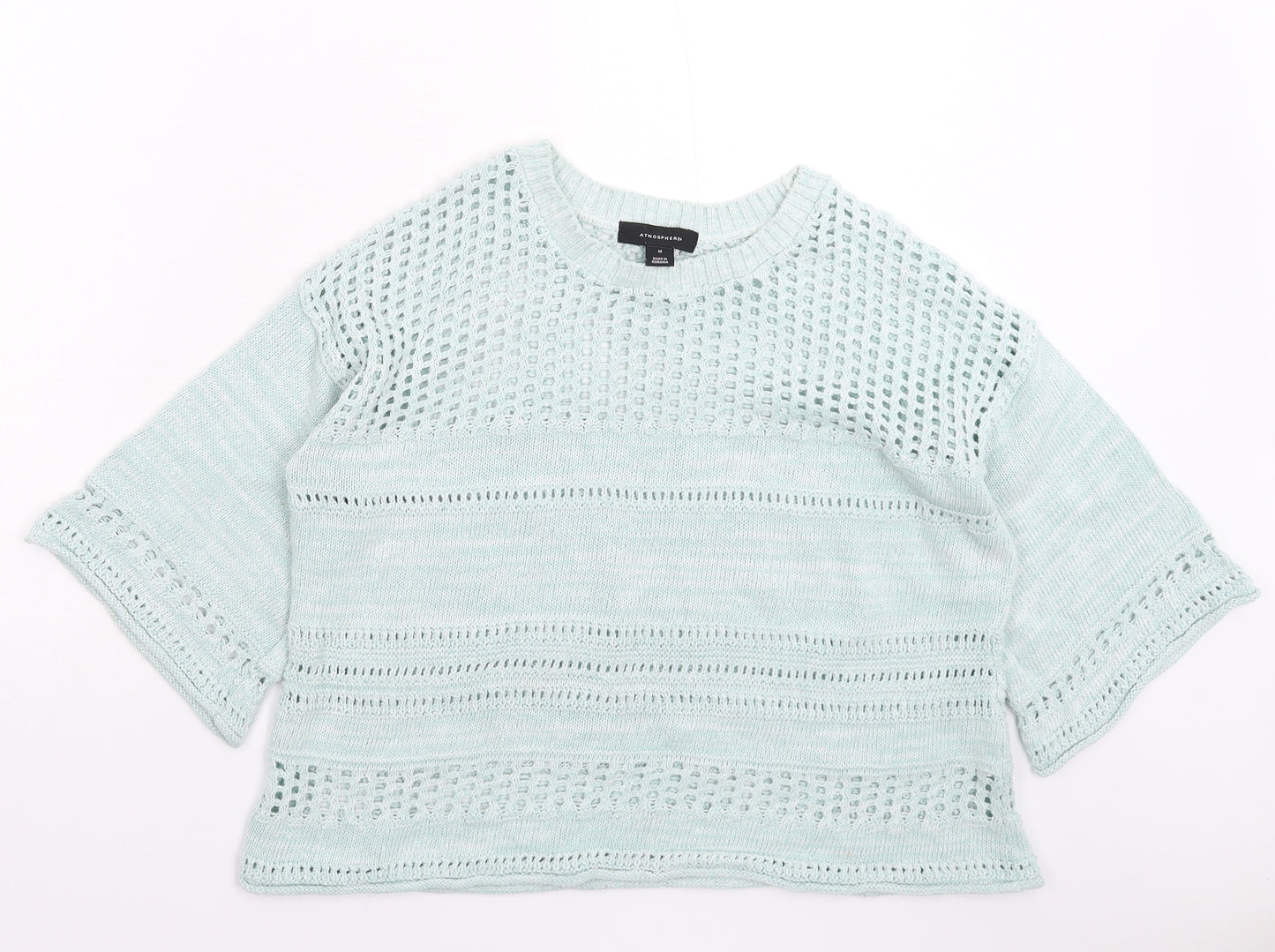 Atmosphere Womens Green  Knit Pullover Jumper Size M