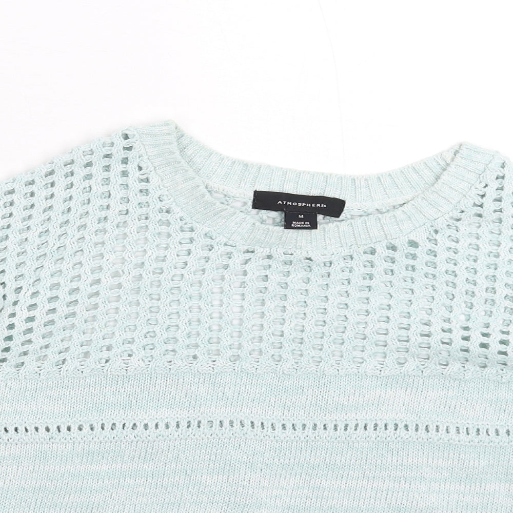 Atmosphere Womens Green  Knit Pullover Jumper Size M