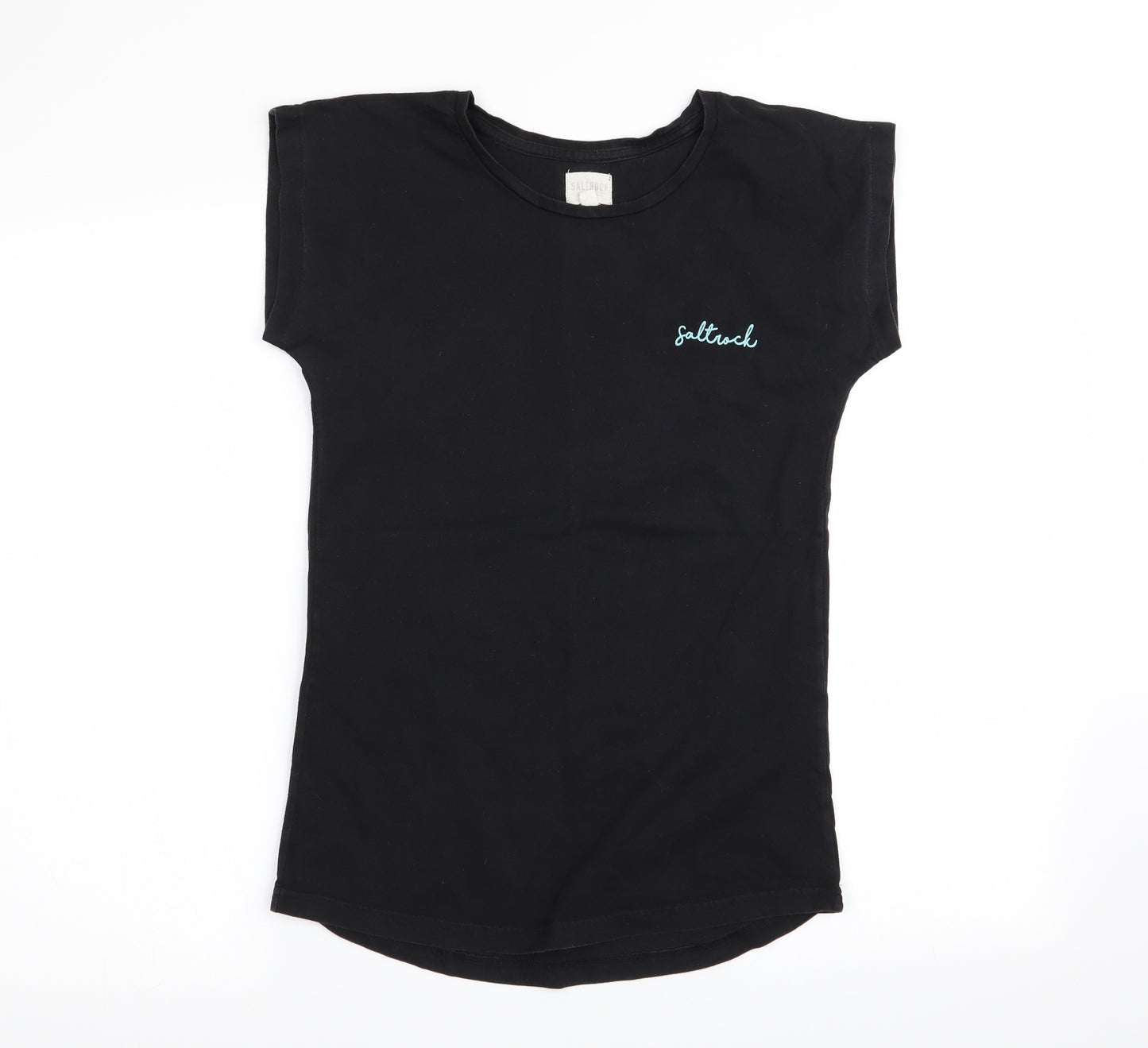 salt rock Womens Black   Basic T-Shirt Size 10
