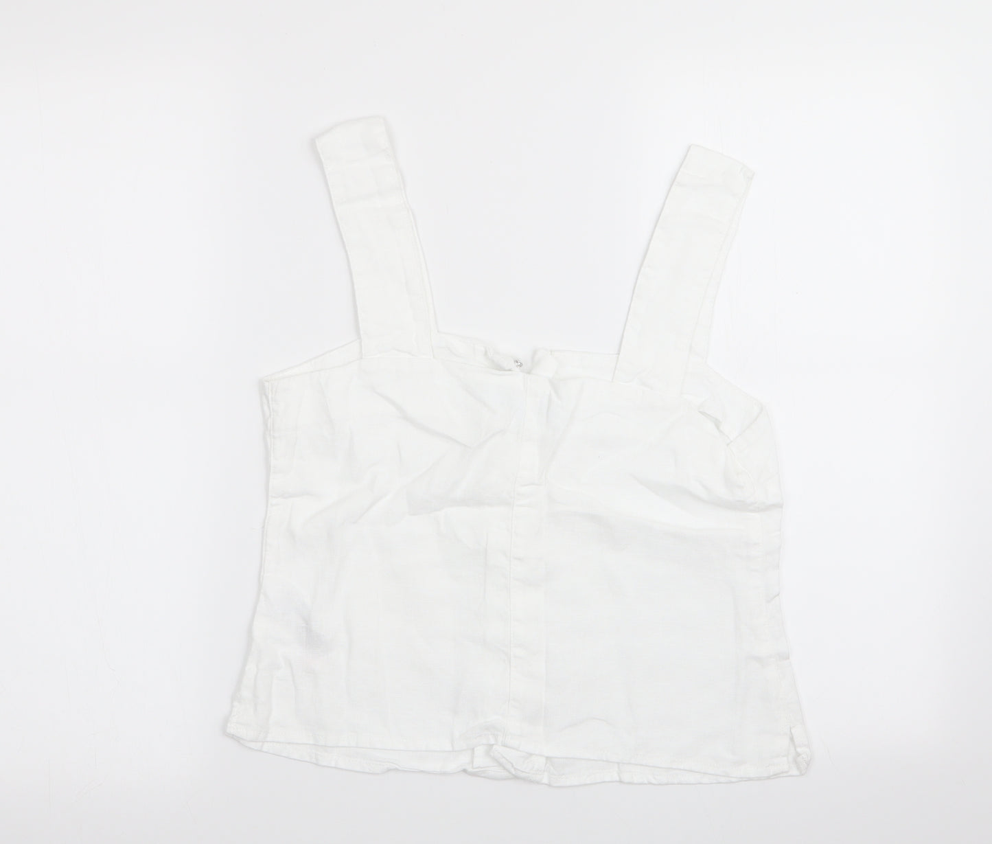 NEXT Womens White   Basic Tank Size 10