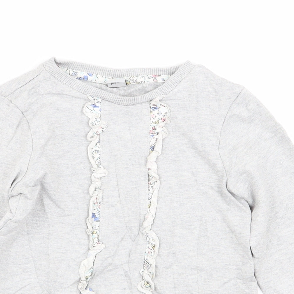 TU Girls Grey   Pullover Jumper Size 3-4 Years