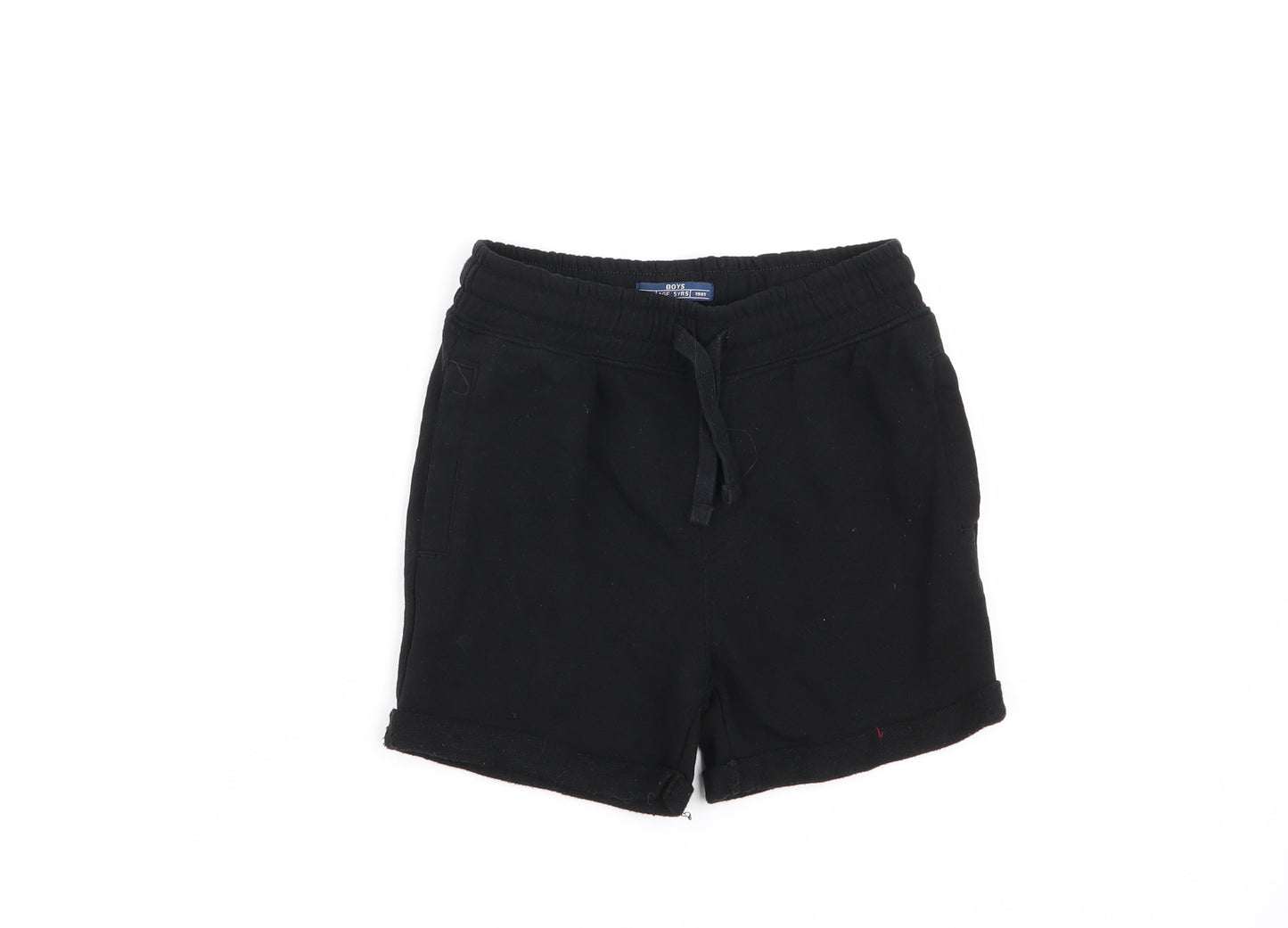 Matalan Boys Black   Sweat Shorts Size 5 Years