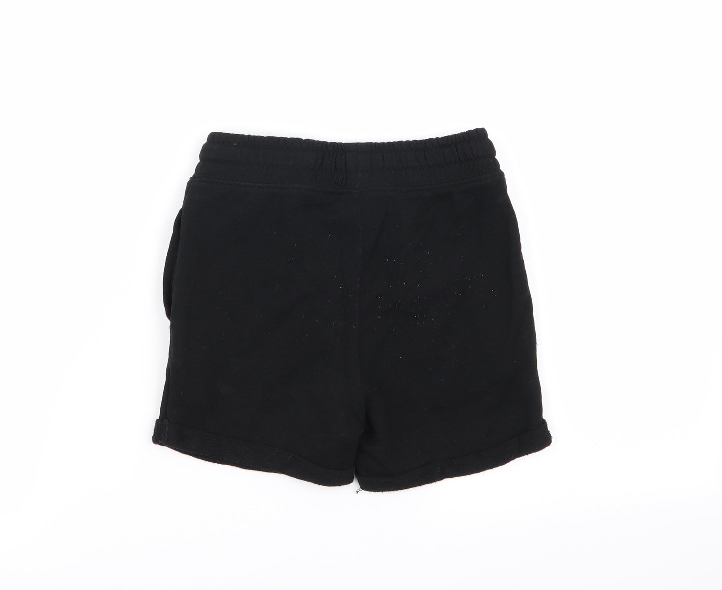 Matalan Boys Black   Sweat Shorts Size 5 Years