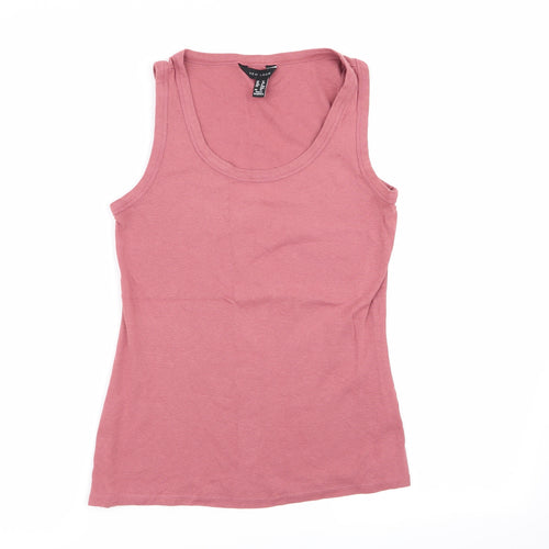 New Look Womens Pink   Basic Tank Size 12