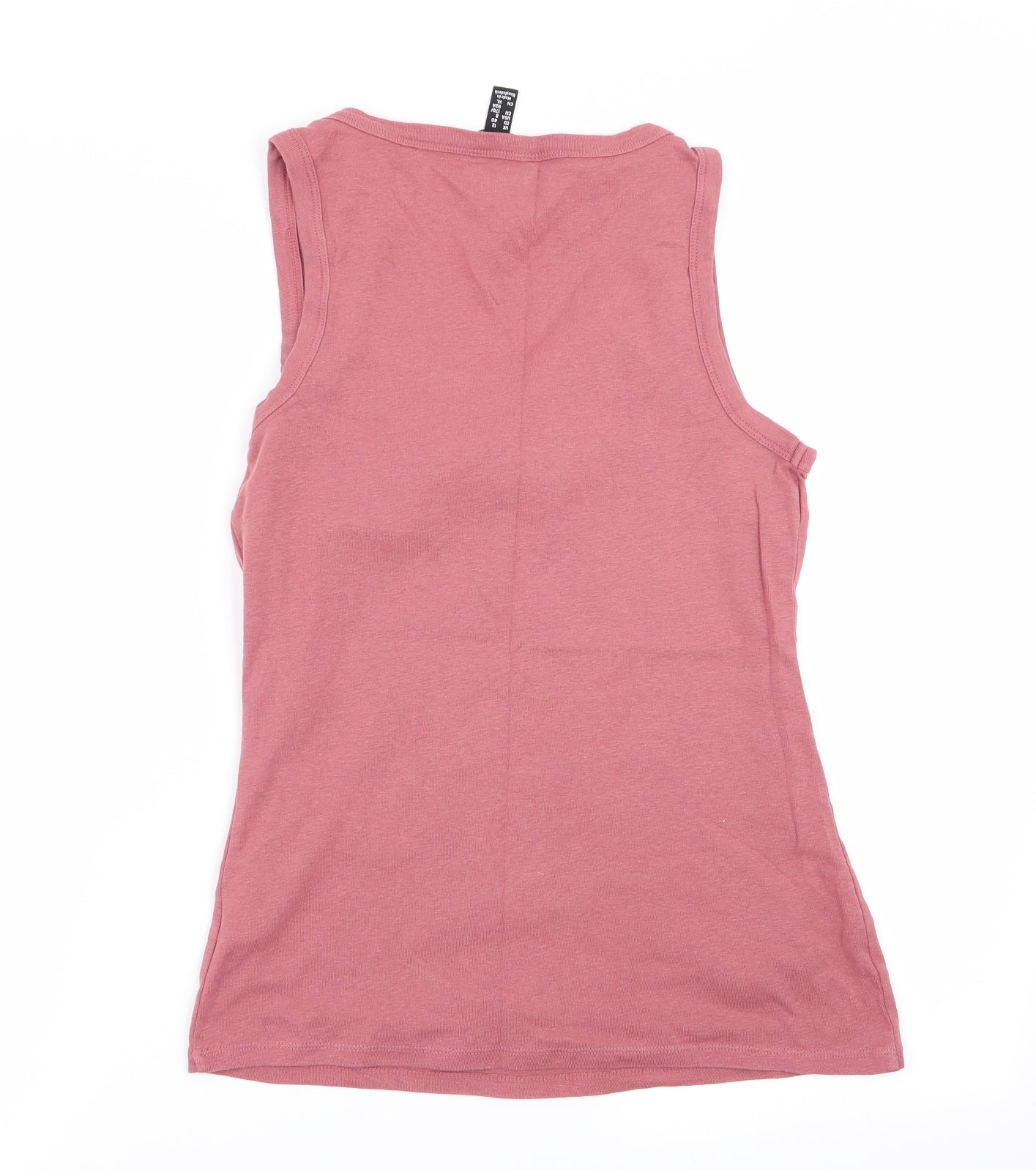 New Look Womens Pink   Basic Tank Size 12