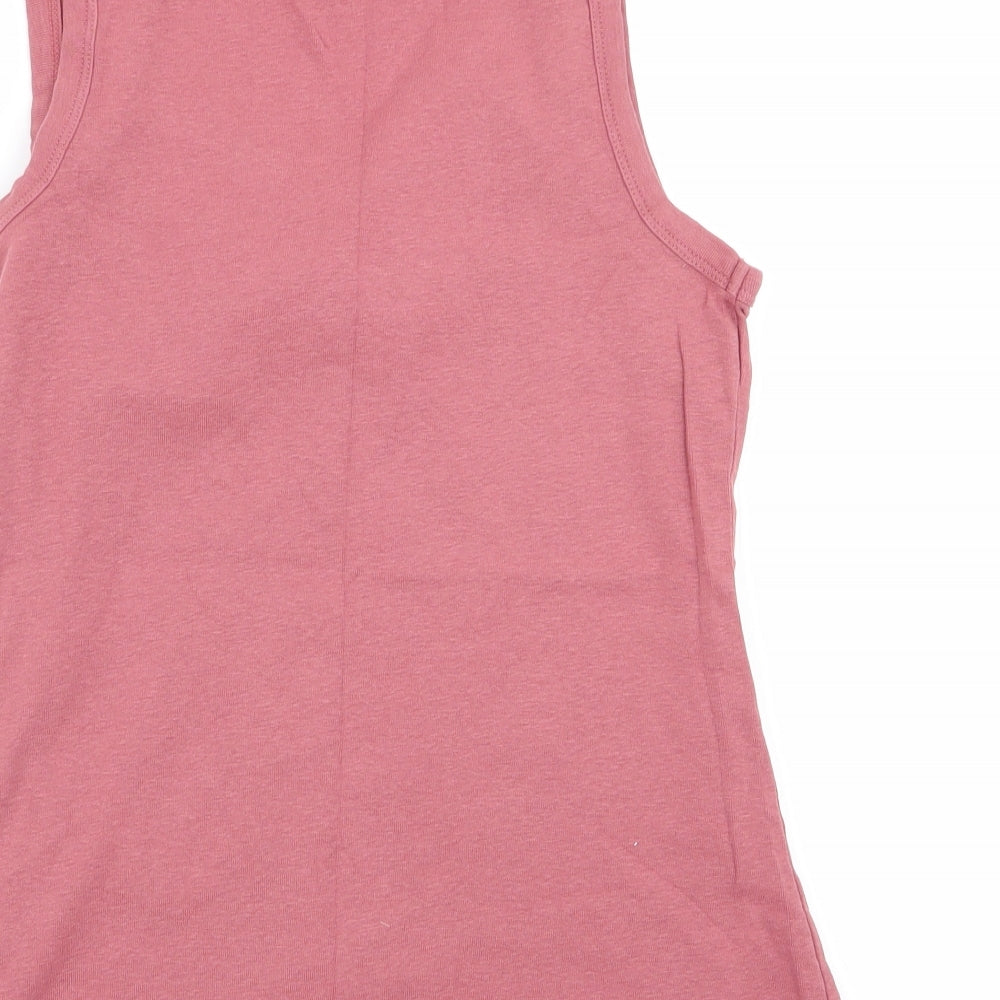 New Look Womens Pink   Basic Tank Size 12