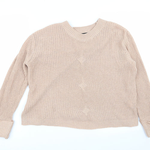 SheIn Womens Beige   Pullover Jumper Size L