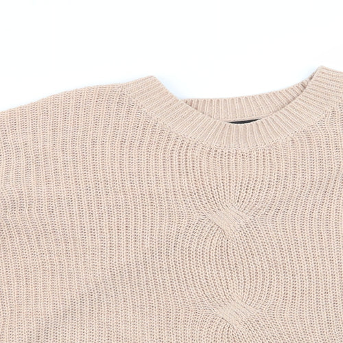 SheIn Womens Beige   Pullover Jumper Size L