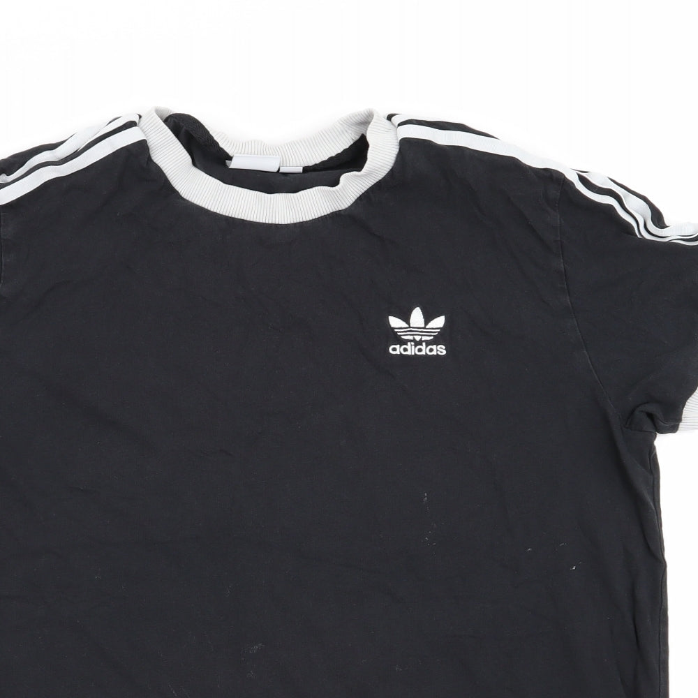 adidas Womens Black   Basic T-Shirt Size 12