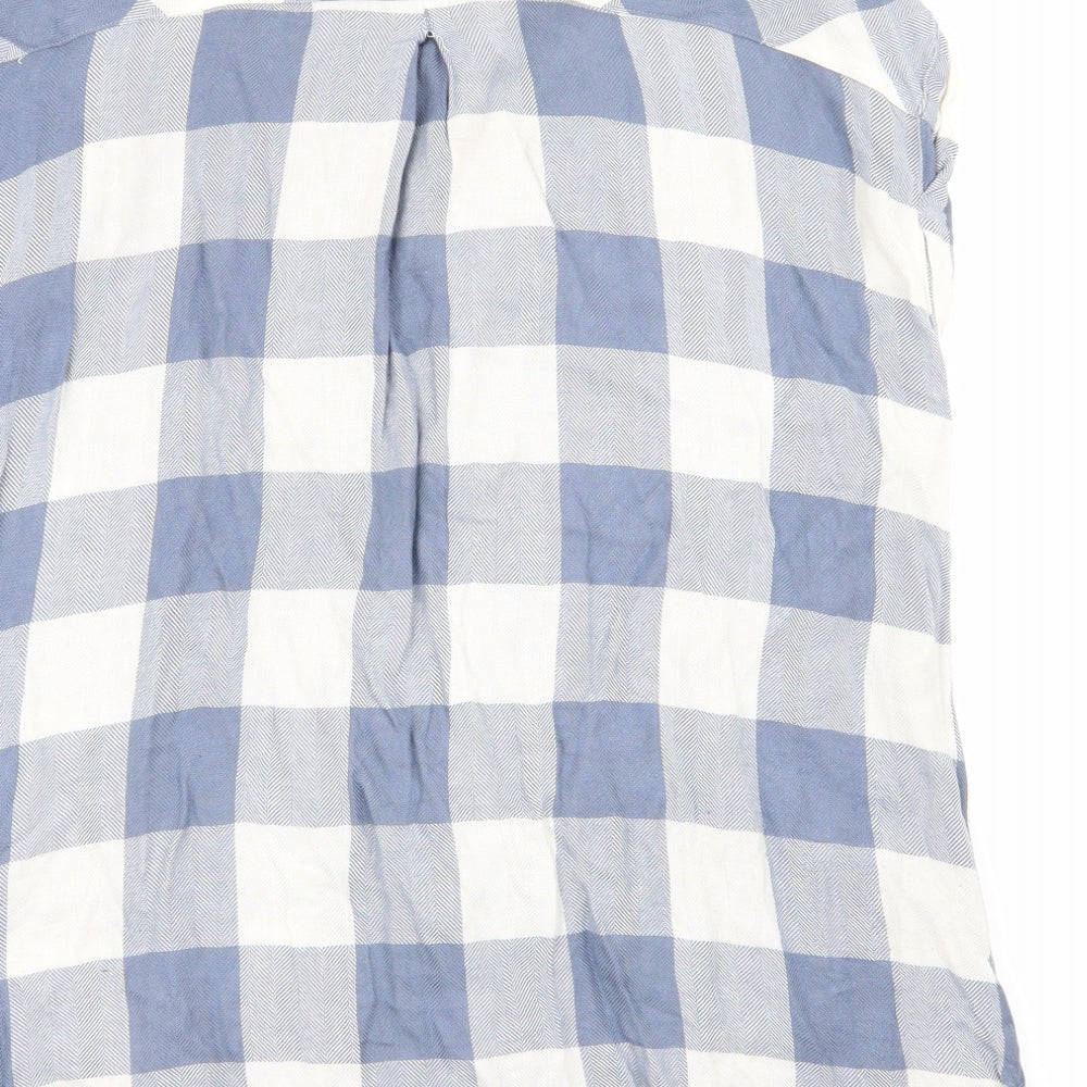NEXT Womens Multicoloured Check  Basic Button-Up Size 14