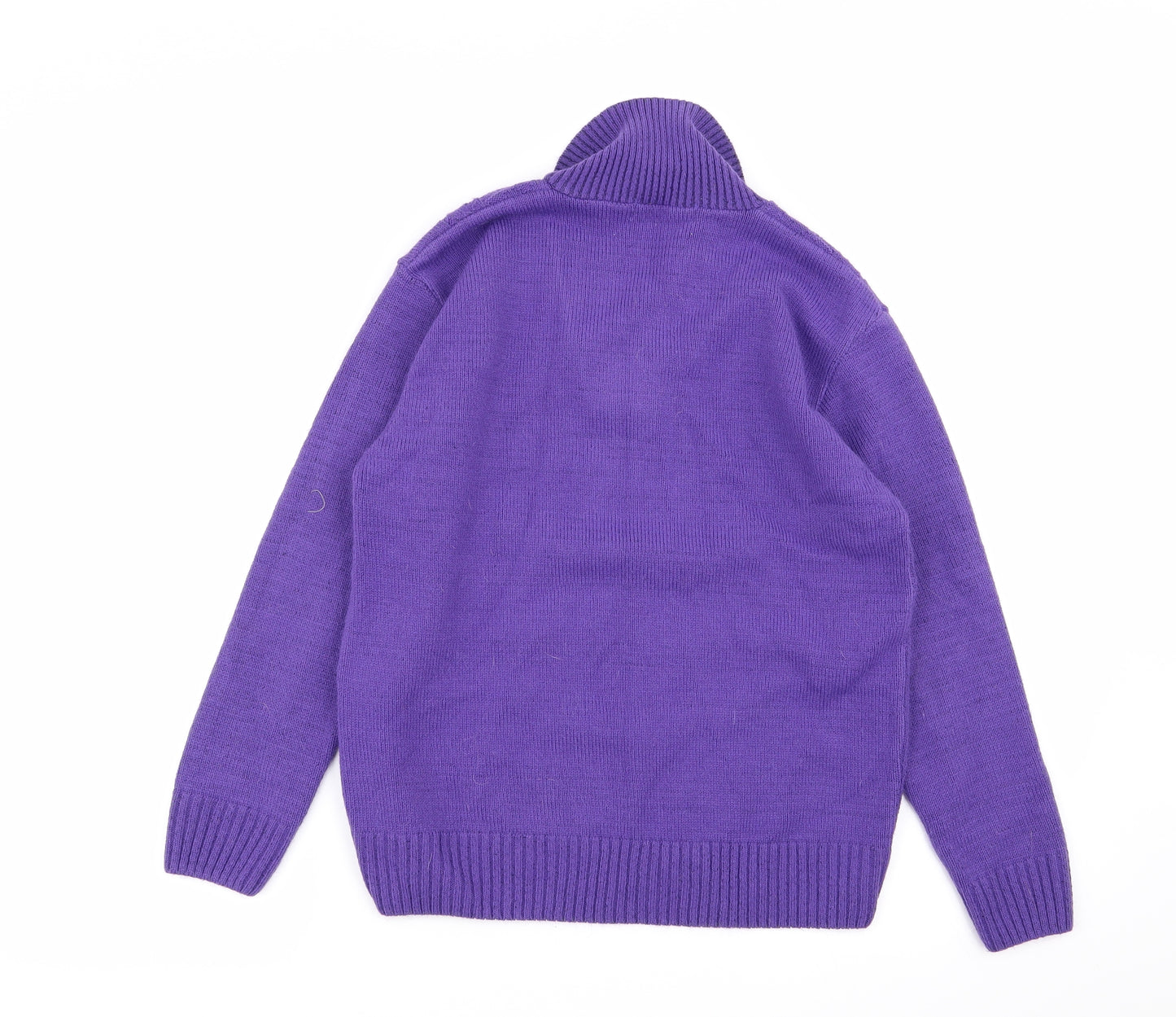 glimpse Womens Purple   Pullover Jumper Size M
