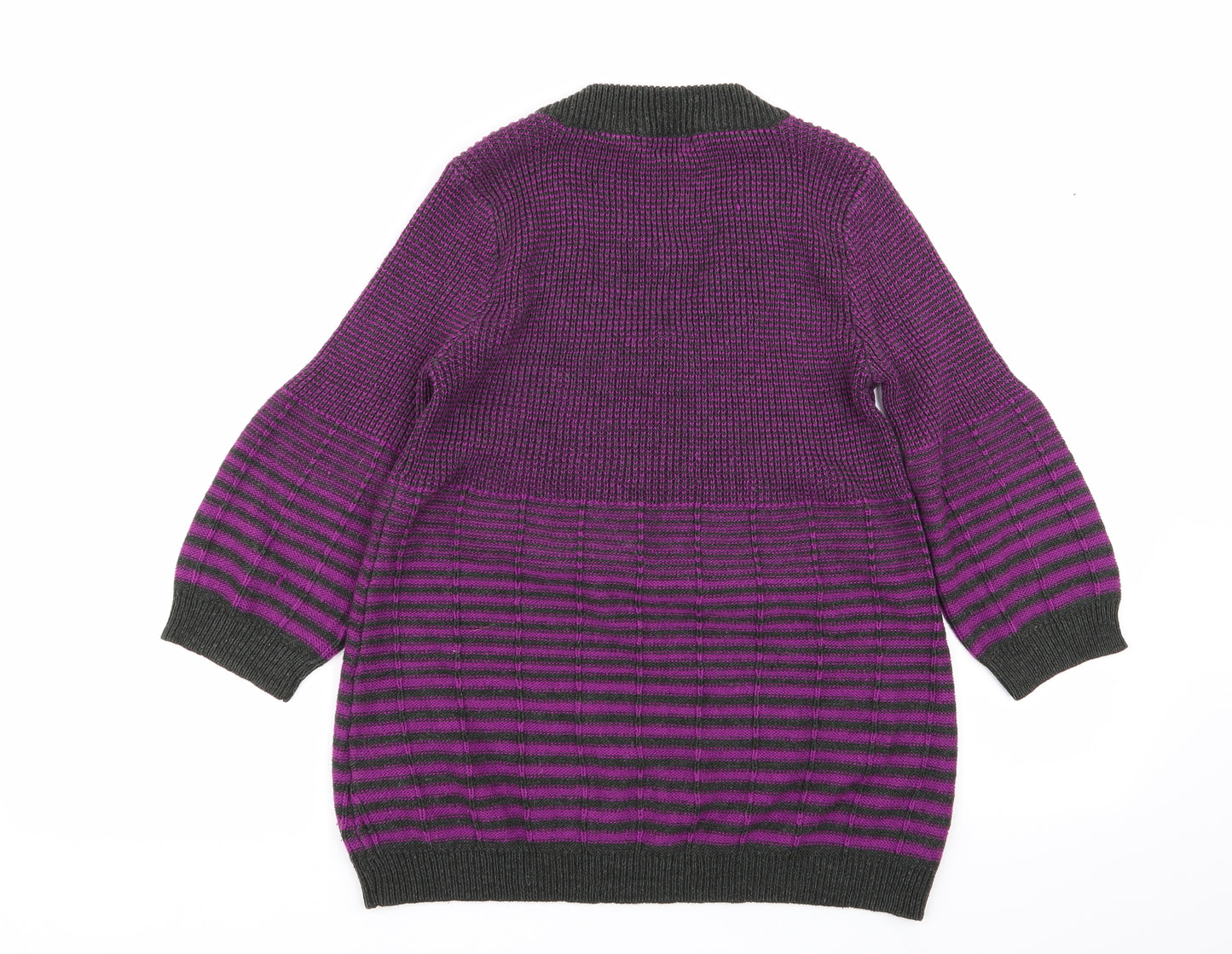 Asda George Womens Multicoloured Striped  Pullover Jumper Size 16