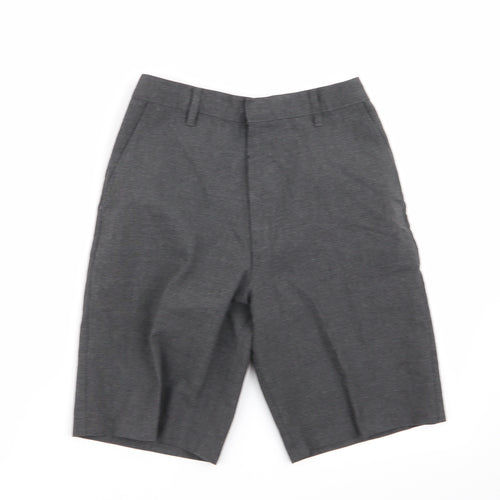 M&S Boys Grey   Chino Shorts Size 12-13 Years - school shorts