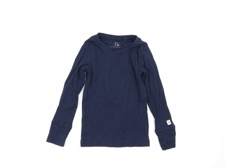 Lindex Girls Blue   Basic T-Shirt Size 18-24 Months