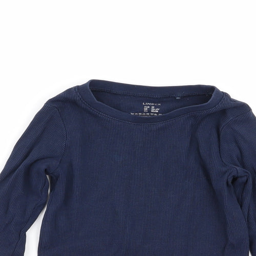 Lindex Girls Blue   Basic T-Shirt Size 18-24 Months