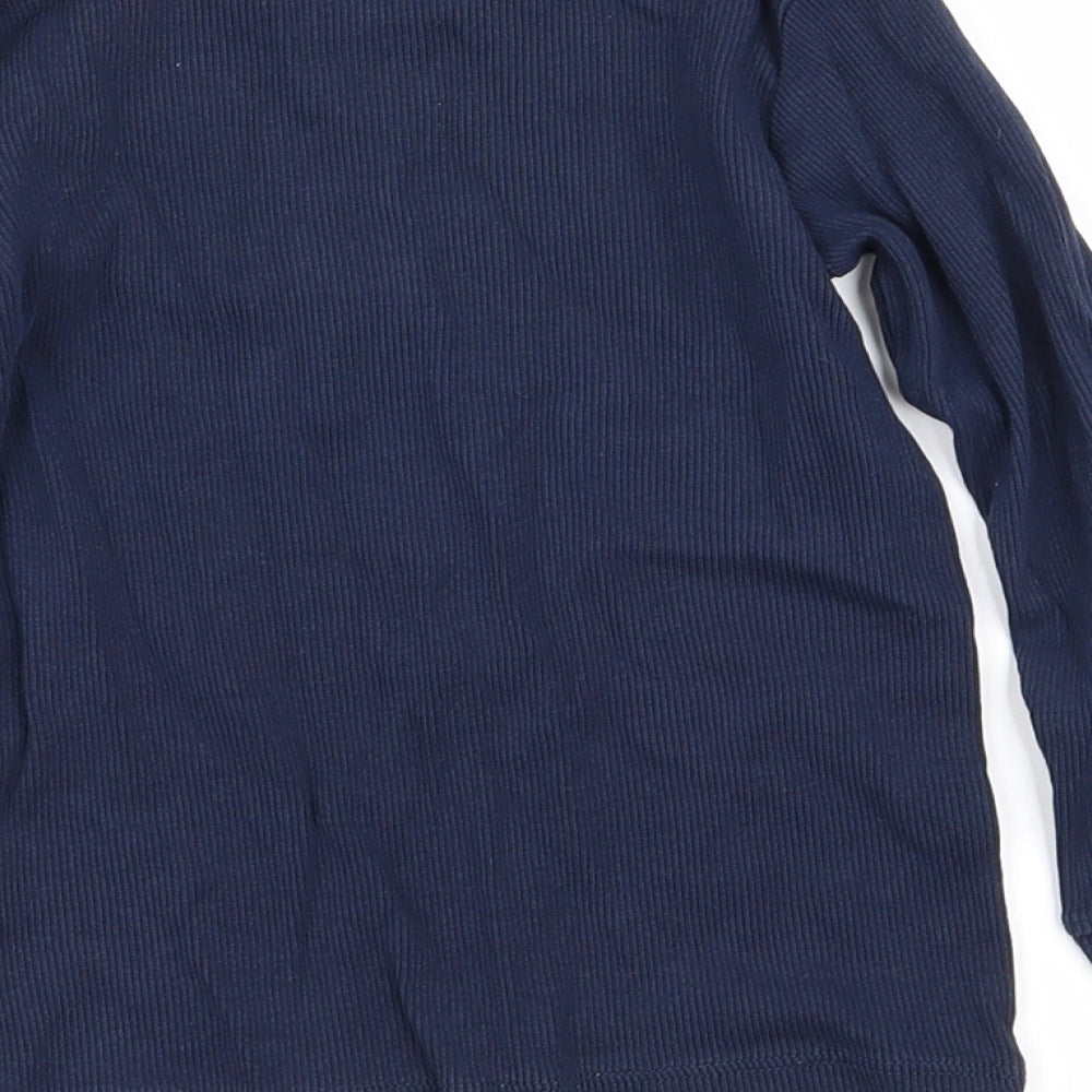 Lindex Girls Blue   Basic T-Shirt Size 18-24 Months