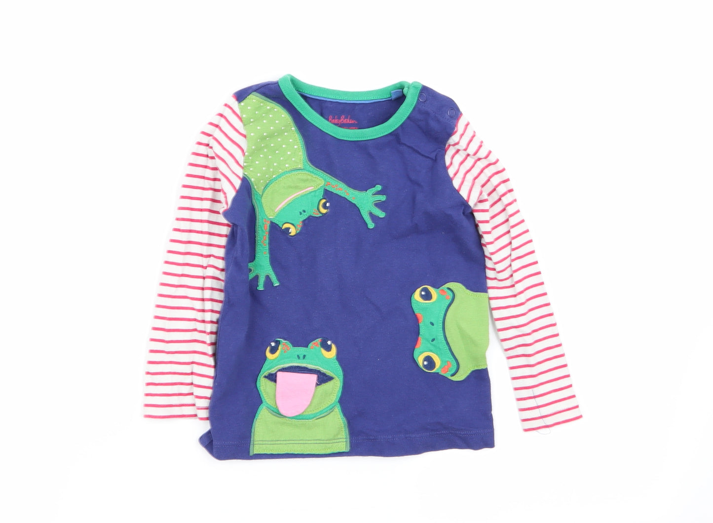 Mini Boden Boys Multicoloured Animal Print  Basic T-Shirt Size 2-3 Years