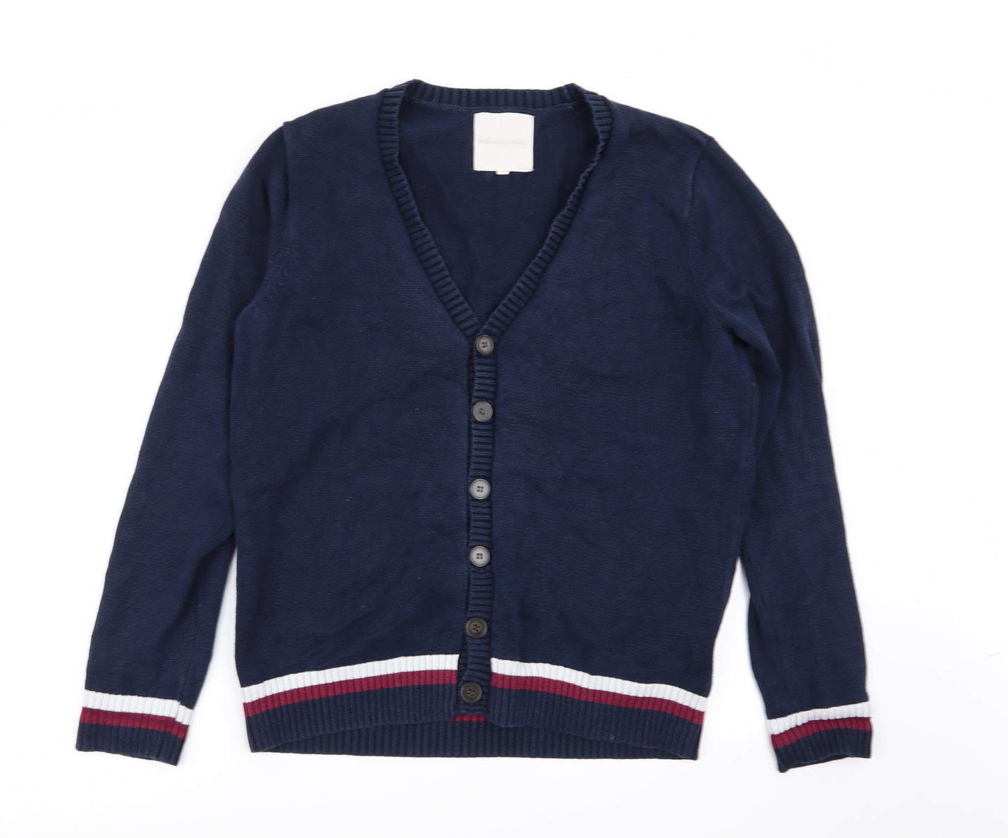 Fredrick Anderson Mens Blue   Cardigan Jumper Size M