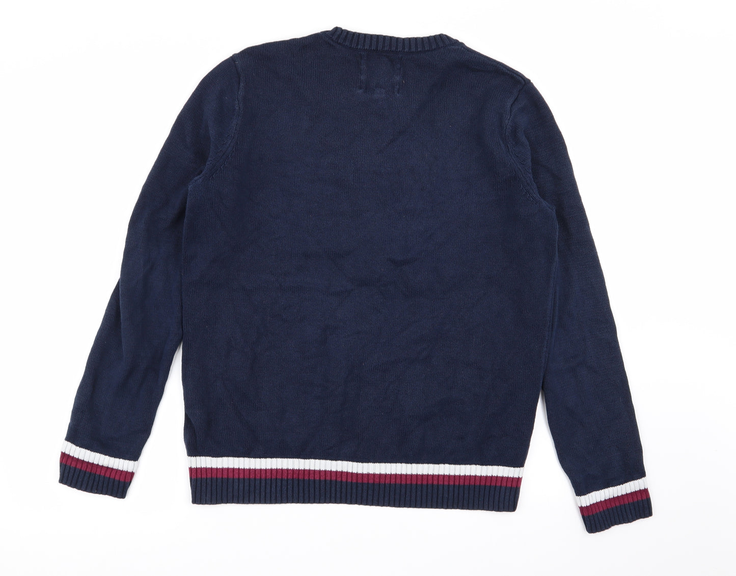 Fredrick Anderson Mens Blue   Cardigan Jumper Size M